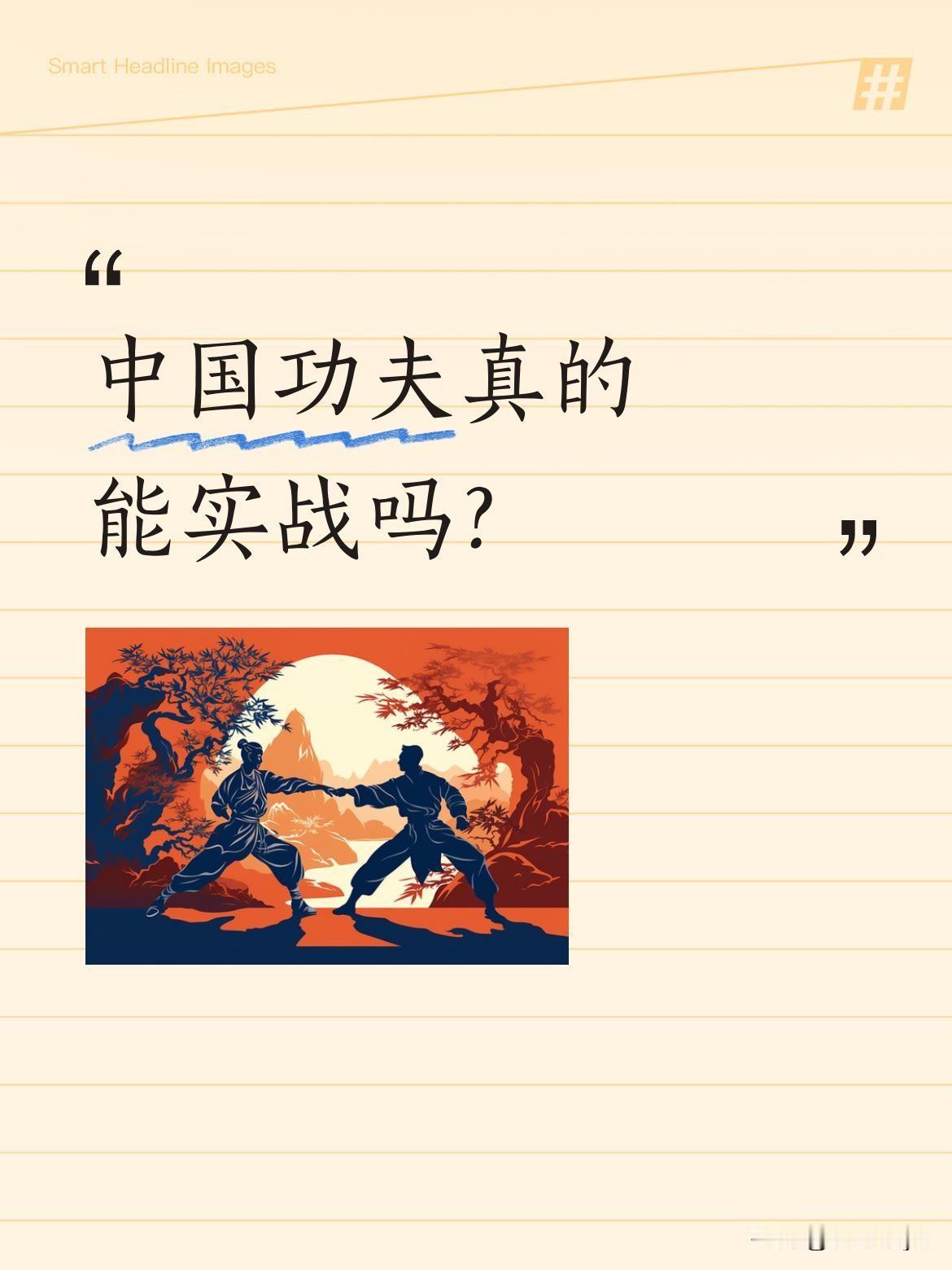 中国功夫真的能实战吗？
看到"拳拳到肉"的散打、搏击、格斗画面，总让人想起传统武