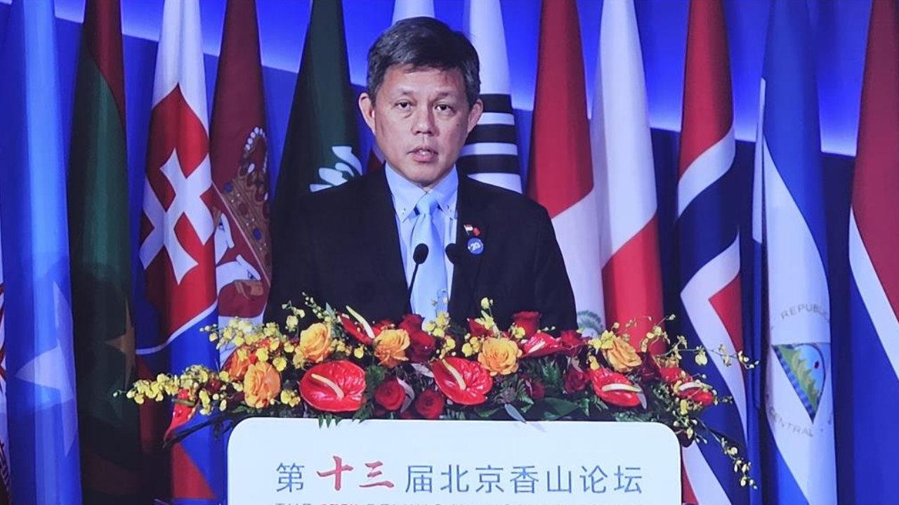 以德服人？陈振声，请收起你的双面绣

新加坡的国防部长陈振声先生，你在北京香山论