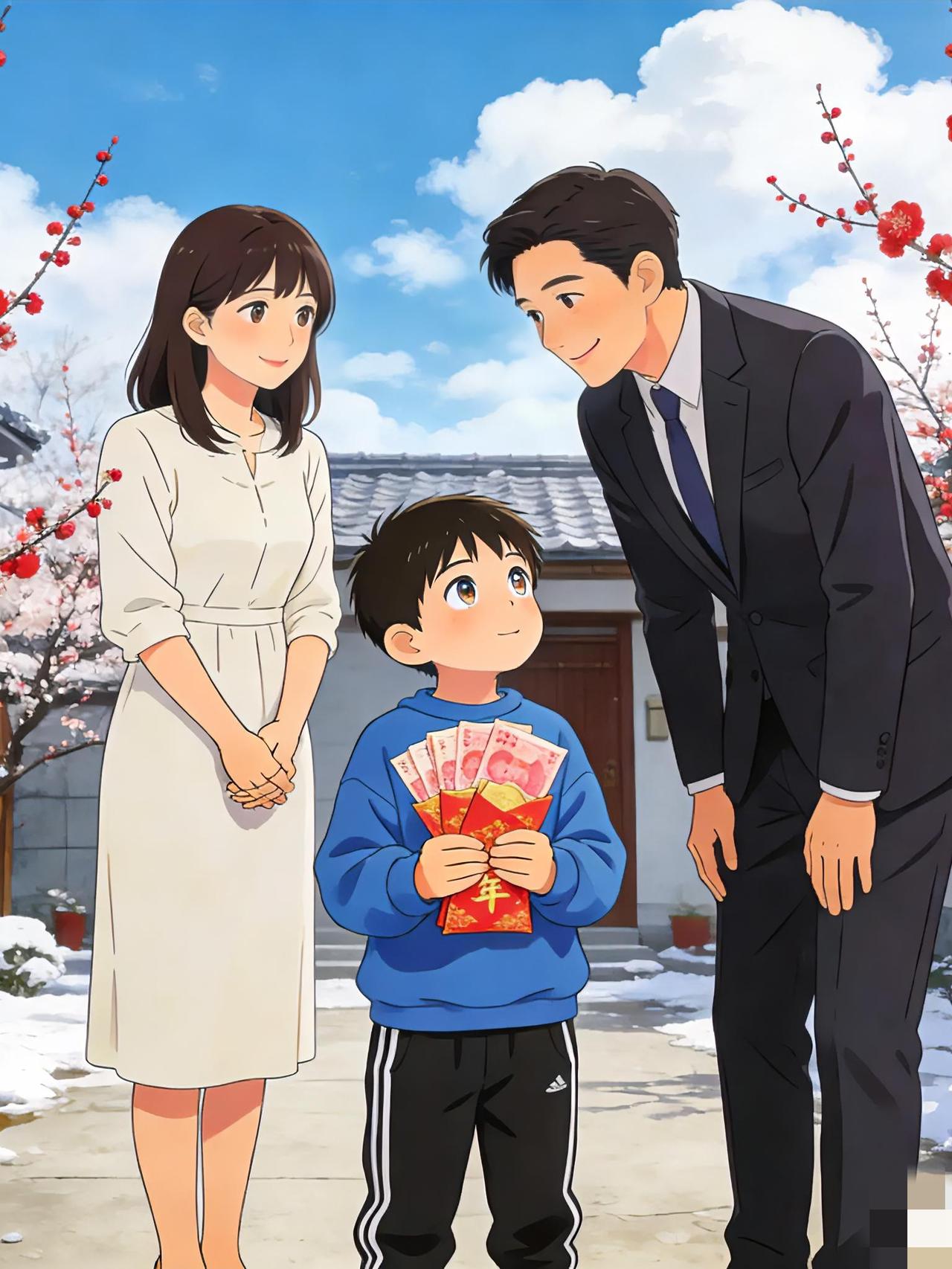 过年孩子收到的压岁钱，不少家长都会以“帮你存着”“交学费”为由收走。有人觉得这是