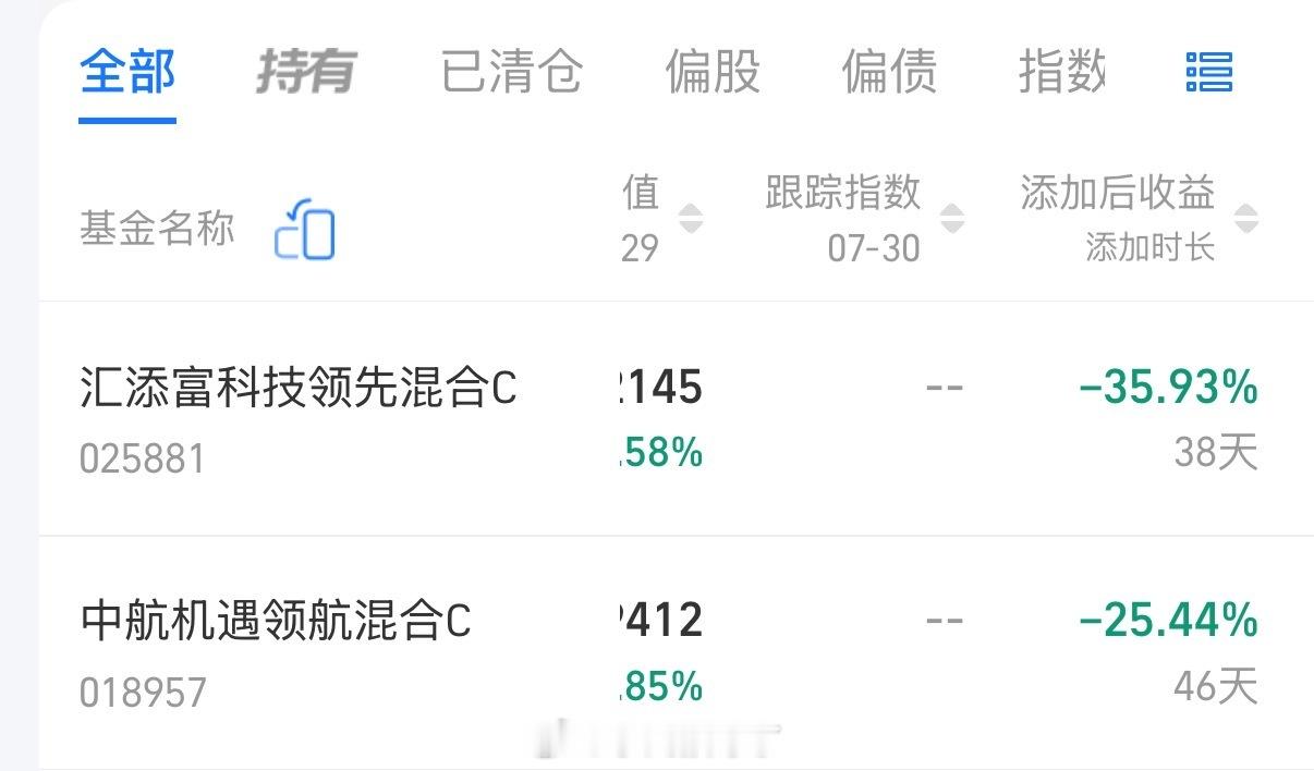 科技太恐怖了，，我自选了两支cpo，短短一个月比黄金一年的跌幅都大。还好只是观望