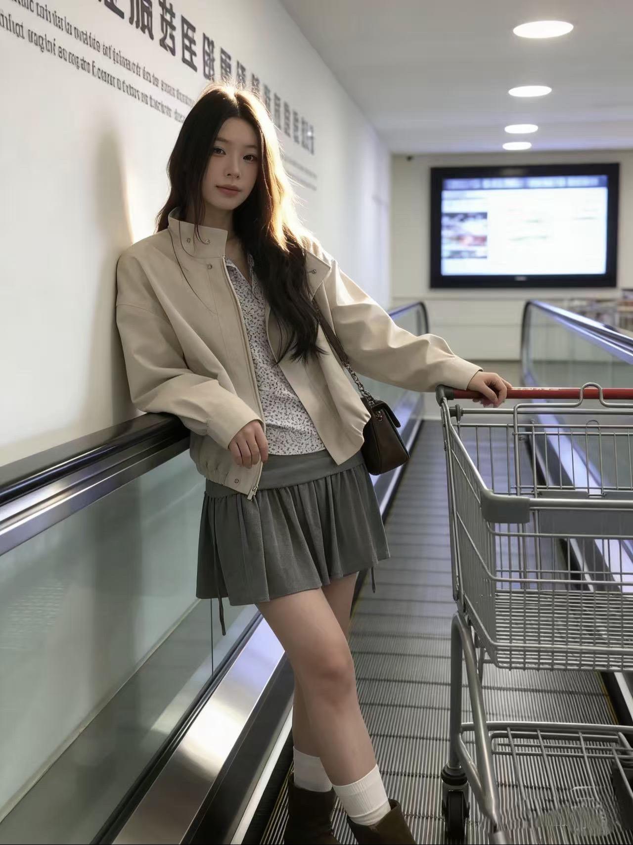 韩女的春天快来啦。