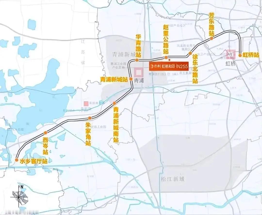 好消息！上海示范区线要提前通车啦，青浦这下真的要起飞了！
 
这条线从虹桥站一直