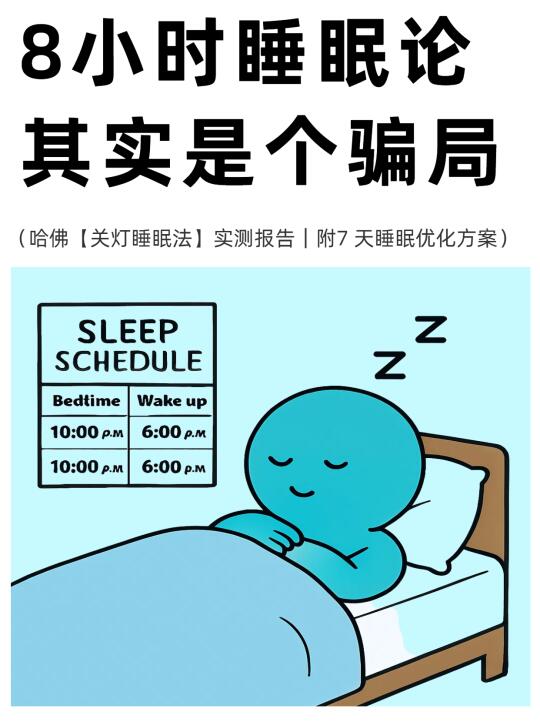 别再逼自己睡满 8h！哈佛深睡公式请牢记！