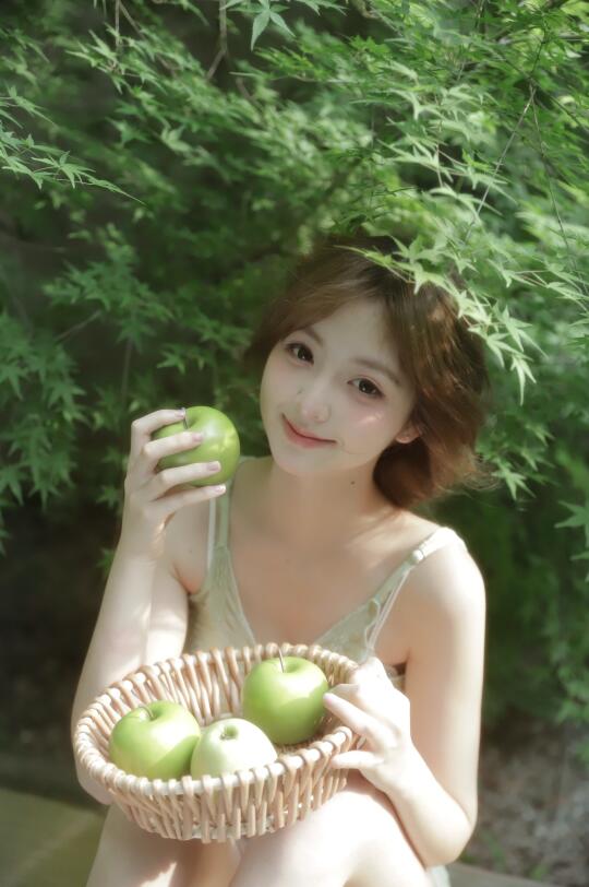 空气像青苹果🍏～也太氧气了吧