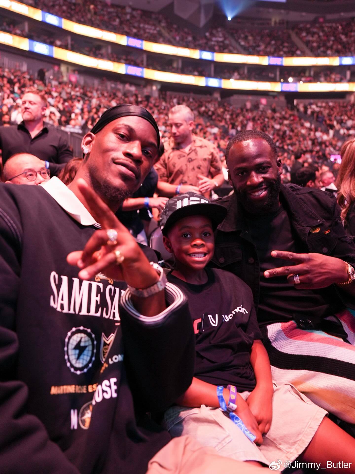 good night at the fights.✌🏾吉米巴特勒 ​​​