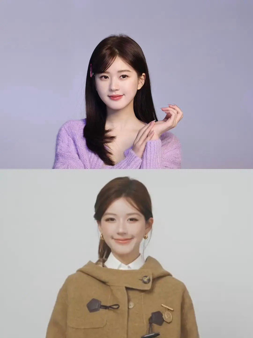 赵露思这脸变化也太大了吧，现在笑起来也太僵硬了 ​​​