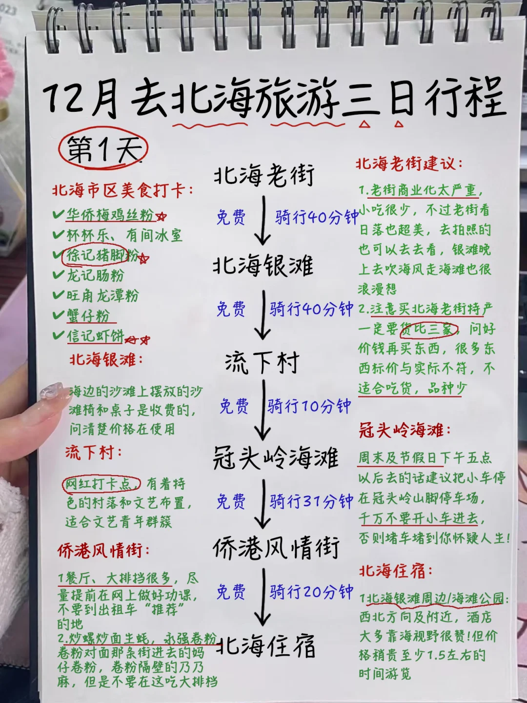 11月刚才北海回来我有话说👋这样玩不绕路