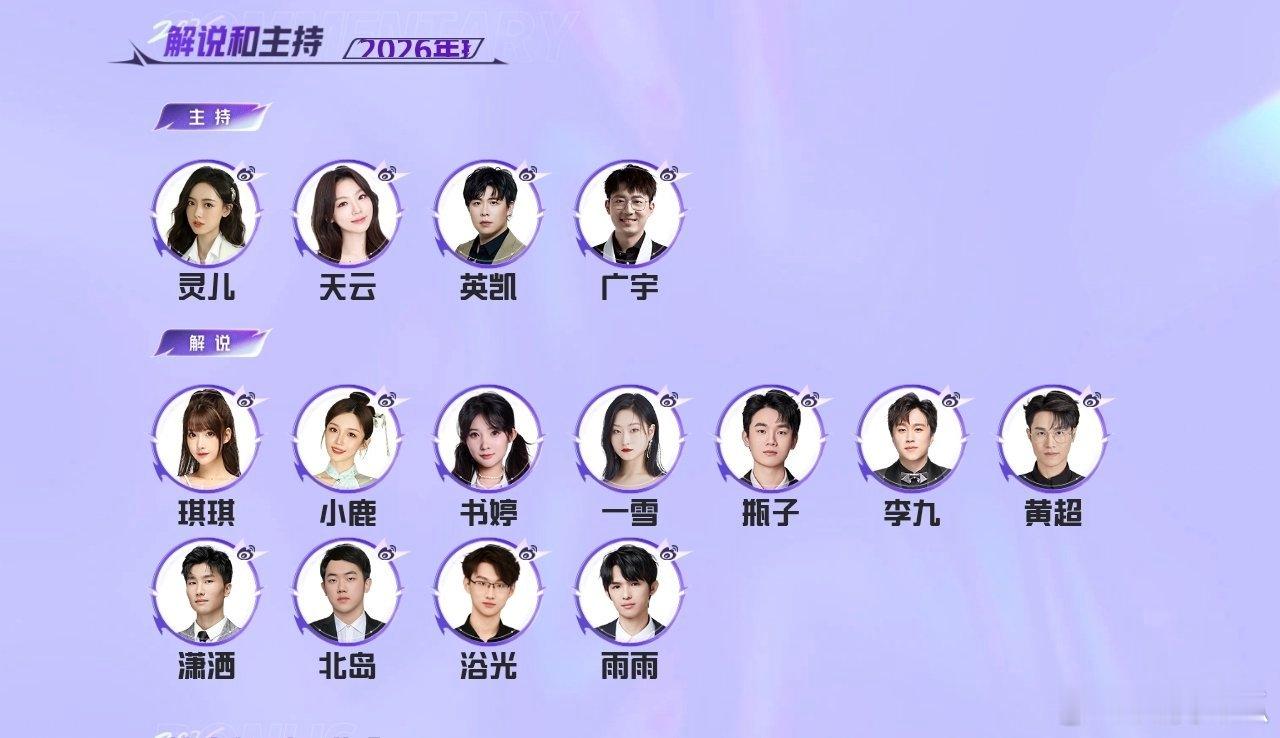 本届挑杯解说和主持 