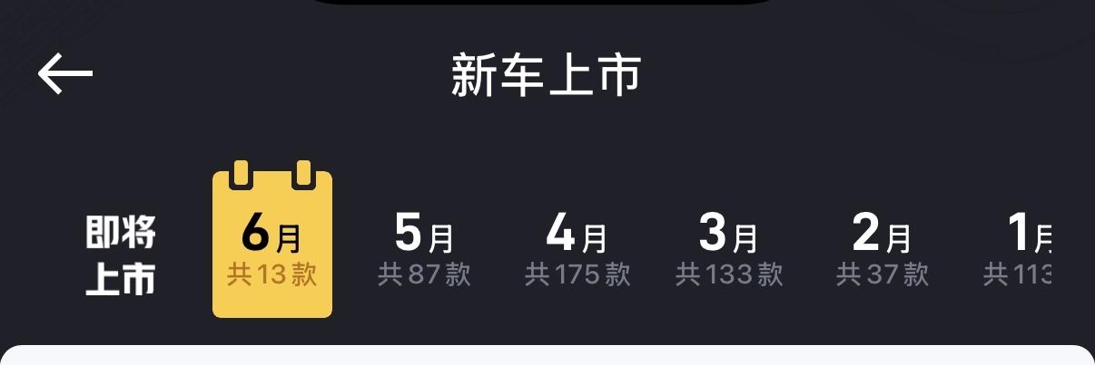 2026年1-5月，中国市场已经发布544款汽车（懂车帝）

1月113辆
2月