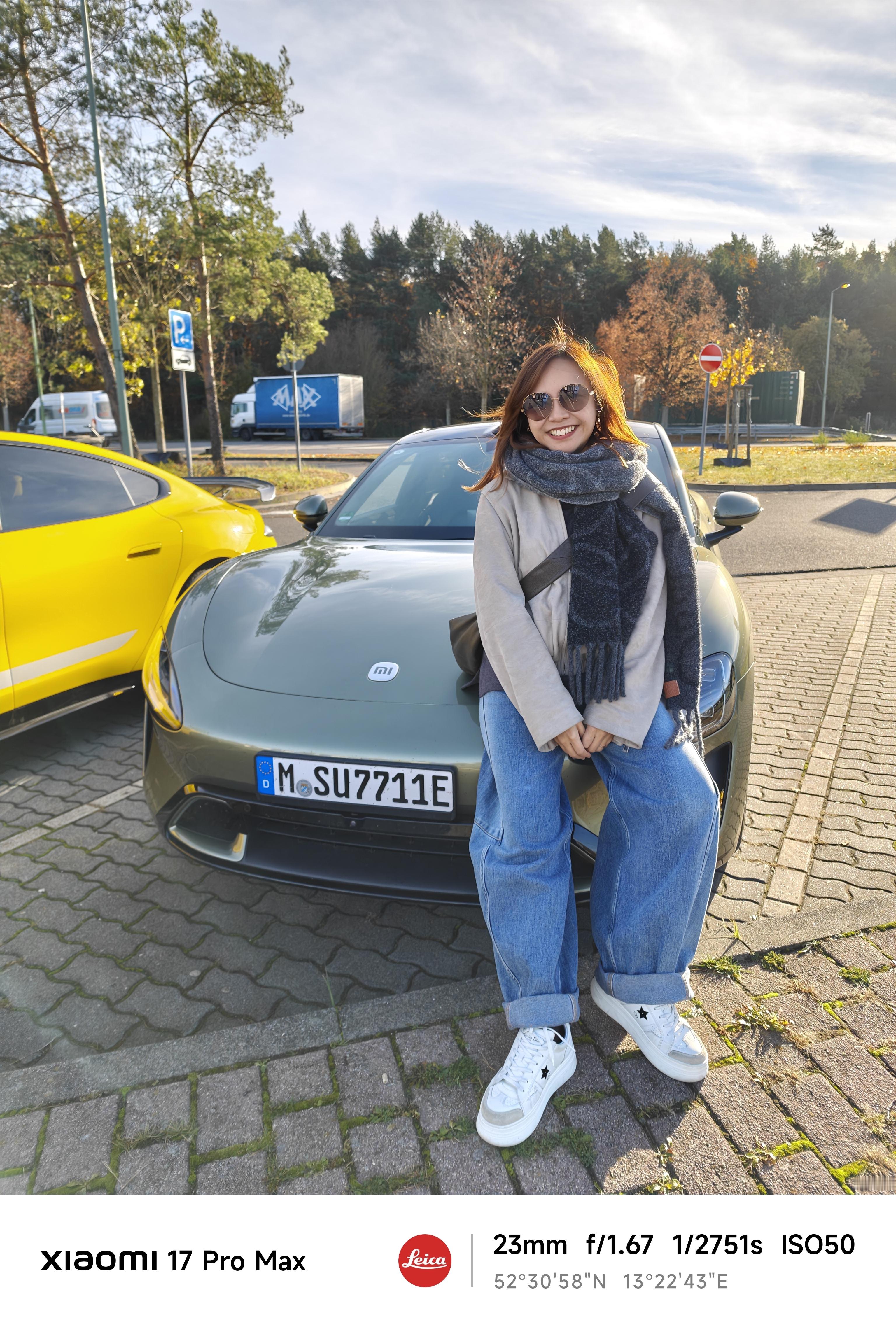 和大家分享近期的新体验：第一次在德国高速开小米SU7Max 德国的高速部分路段不