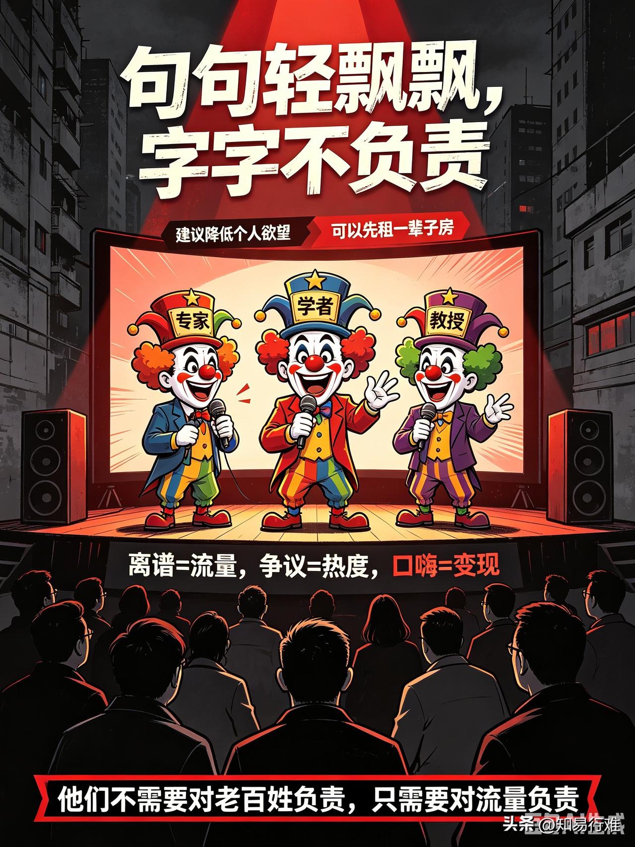 彻底恶心！这群专家学者，就是当代最大的跳梁小丑，专靠愚弄大众吃流量

真的越来越