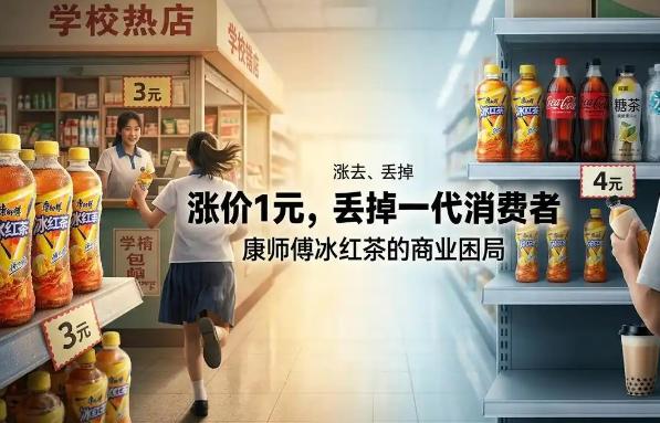 康师傅冰红茶为何一次涨价，就大幅丢失市场？虽然每瓶售价仅上调五毛到一块钱，却击碎