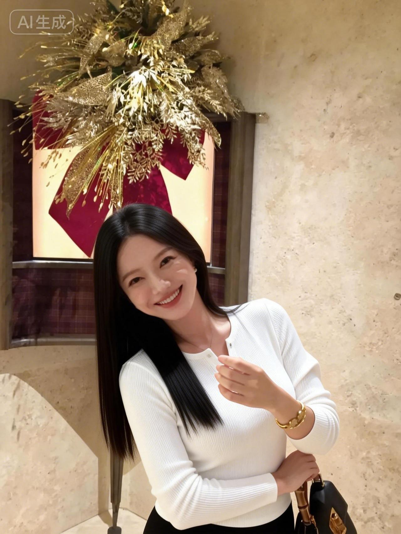 冬日暖阳下的时尚穿搭，笑靥如花