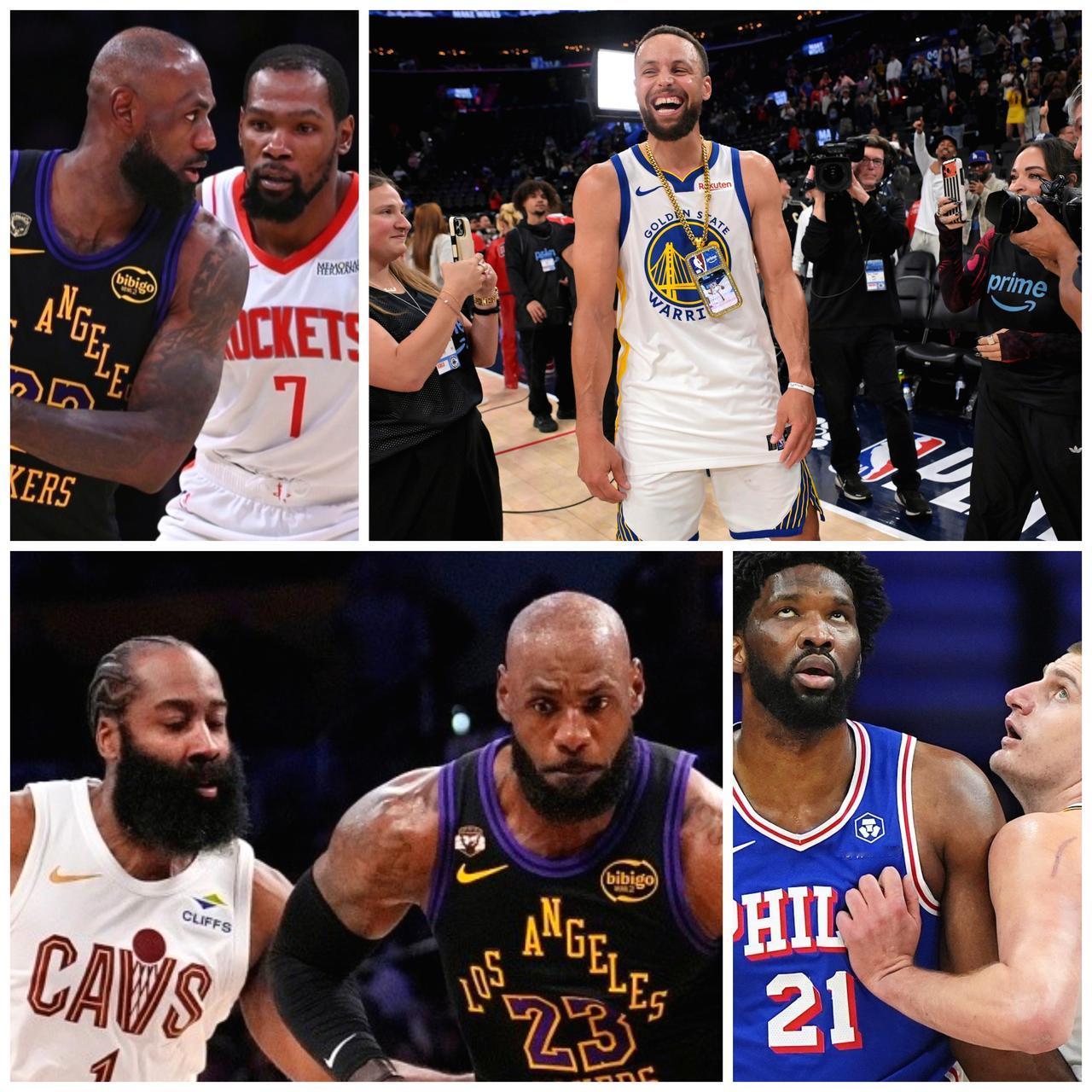 近18届MVP得主，仅2位球员退役，🔥现役7位合计16次，詹姆斯4次，3人拿过