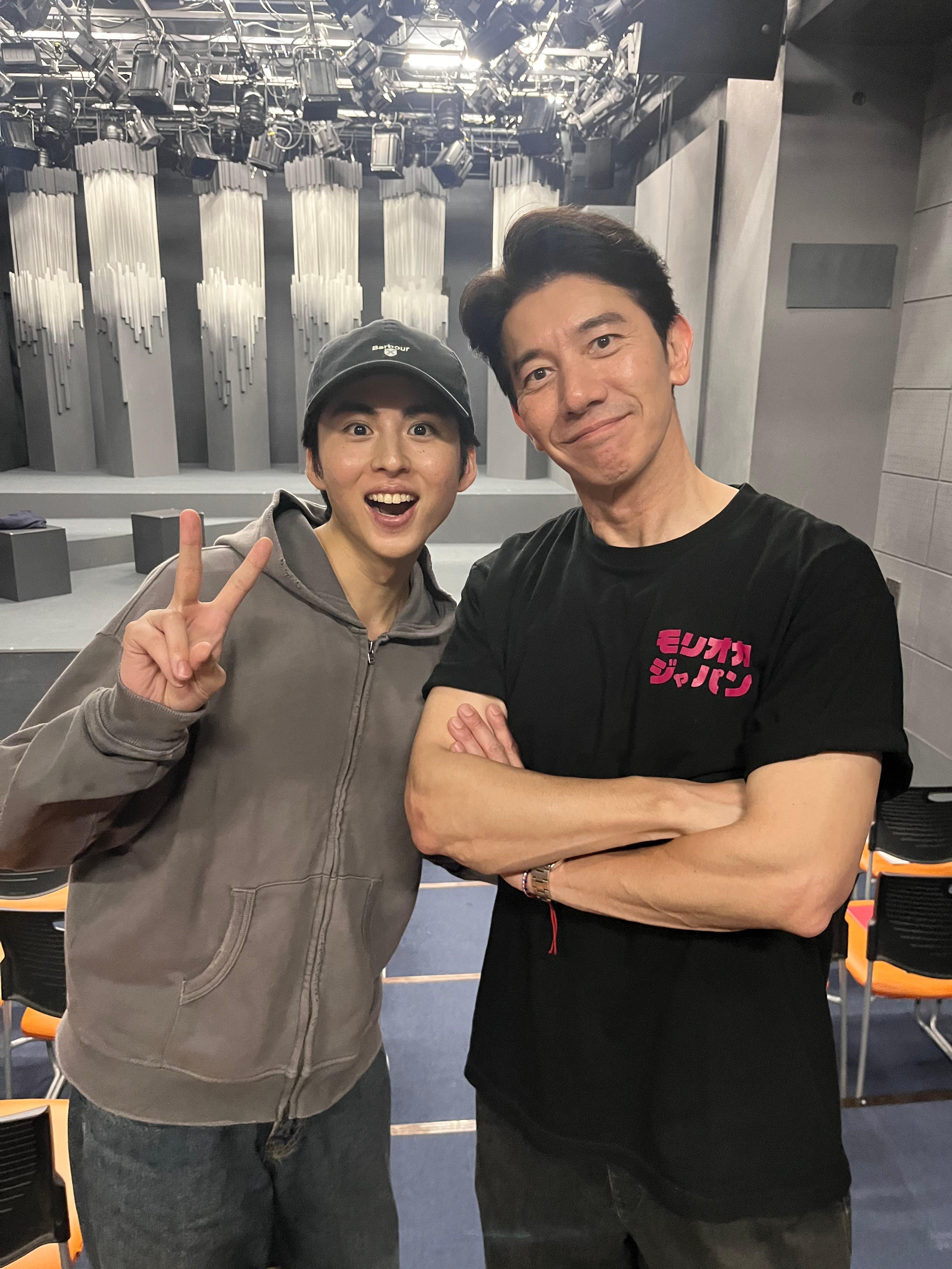 森岡豊シオカラこと千綿くんと、我が王ギラ様こと大成くん☺️お2人とも忙しい中をあ