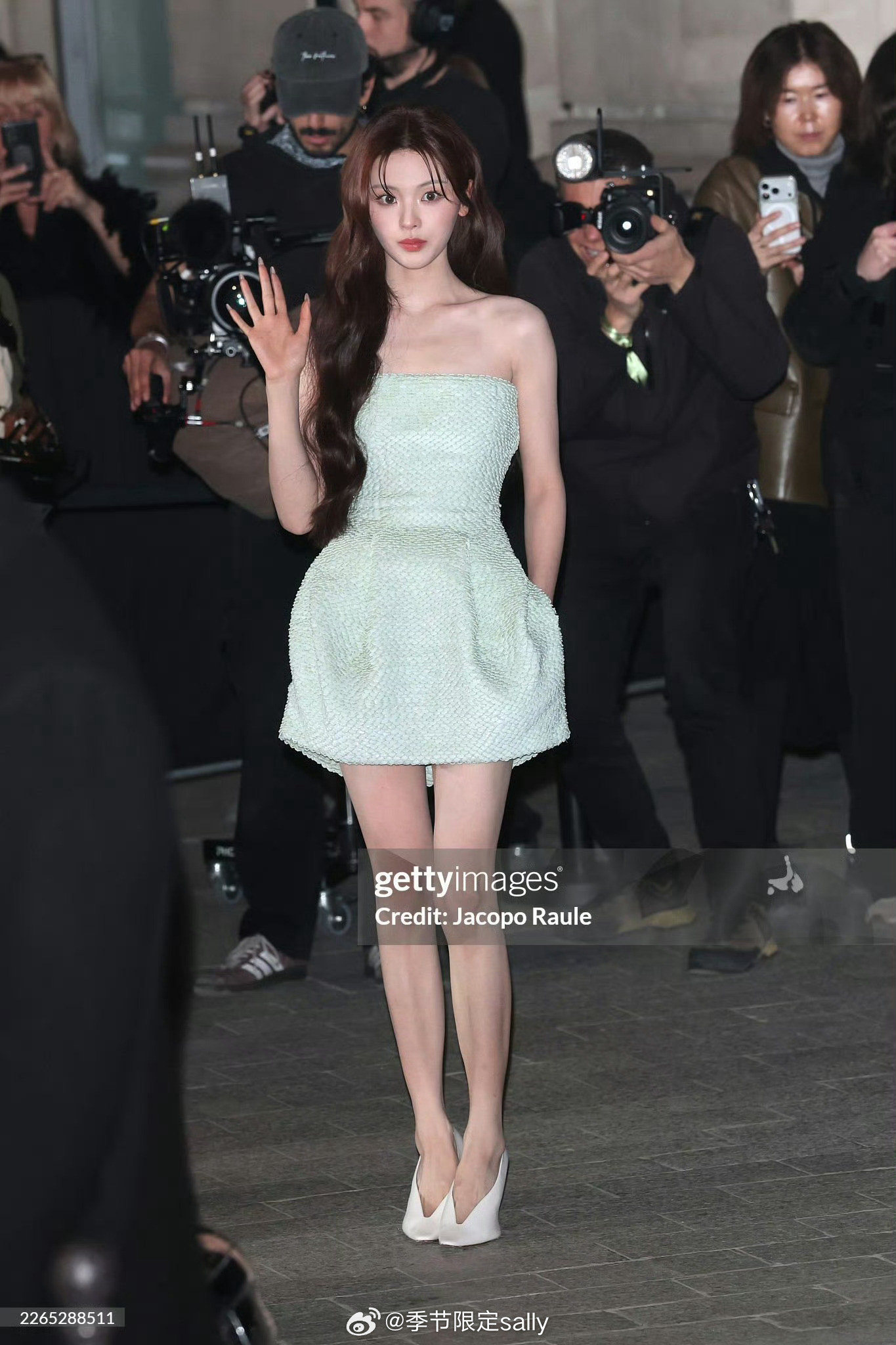 杨超越巴黎时装周G社生图，身材很好很美杨超越陈飞宇G社生图