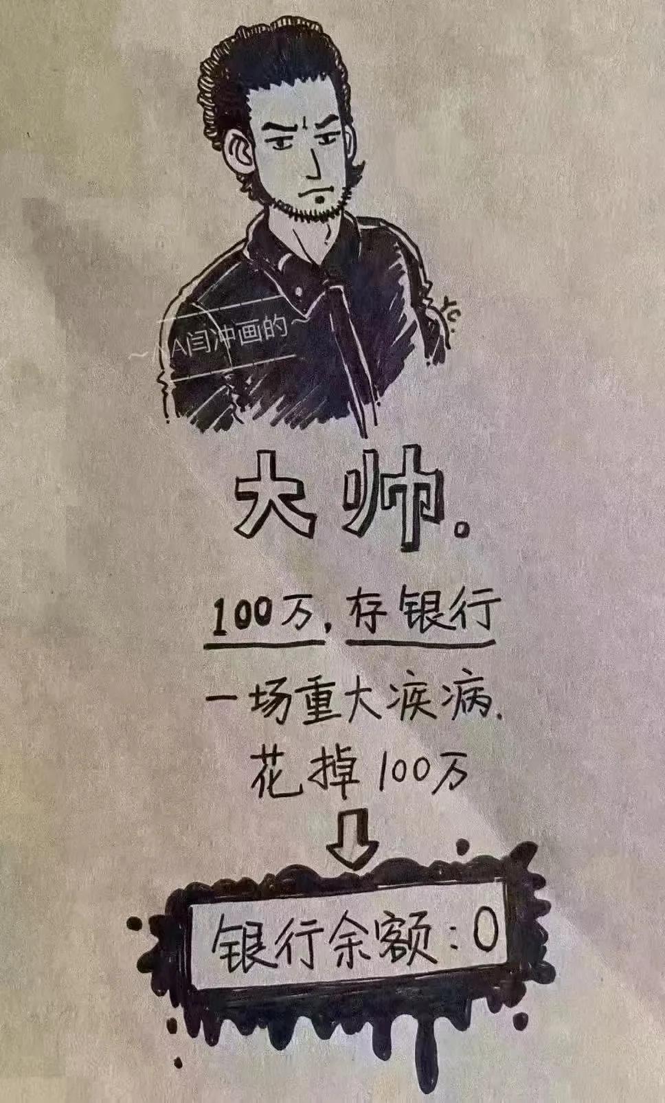 记得10年前入刚入行保险，就看到的宣传图，如今再看，和当时的理解完全不一样，看似