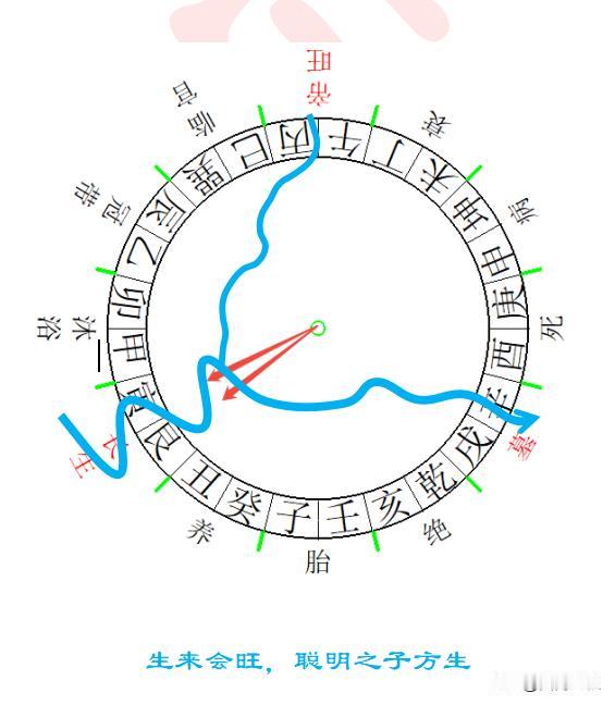 “生来会旺，聪明之子方生。旺去冲生，纵有富贵徒然。”
生来会旺，聪明之子方生——