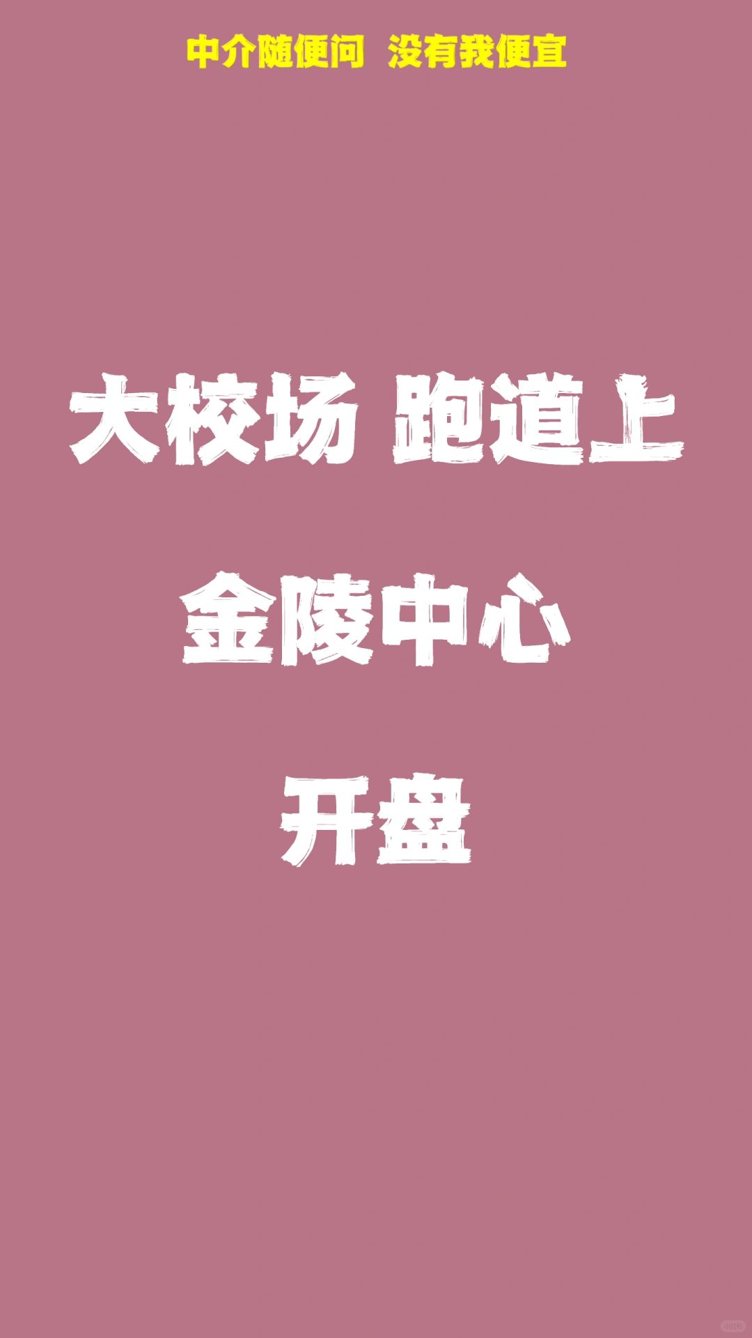 期待已久的金陵中心的再度开盘