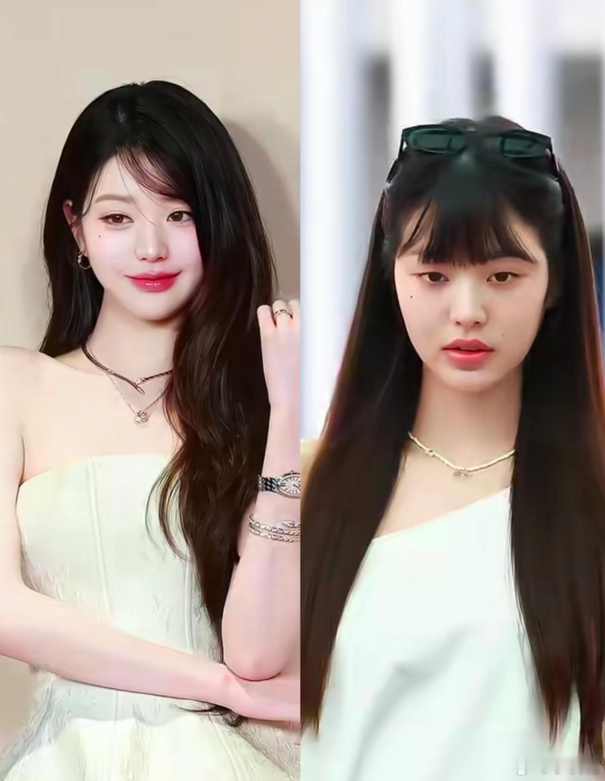 抖人好像接受不了张元英素颜啊，明明很美了和以前一样还是好看呀素颜张元英ive ​