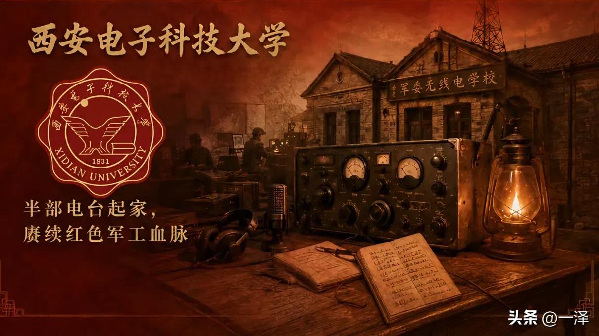 西电历经96年，曾经是靠半部电台起家。1930年底，红军缴获一部发报机，而且是一