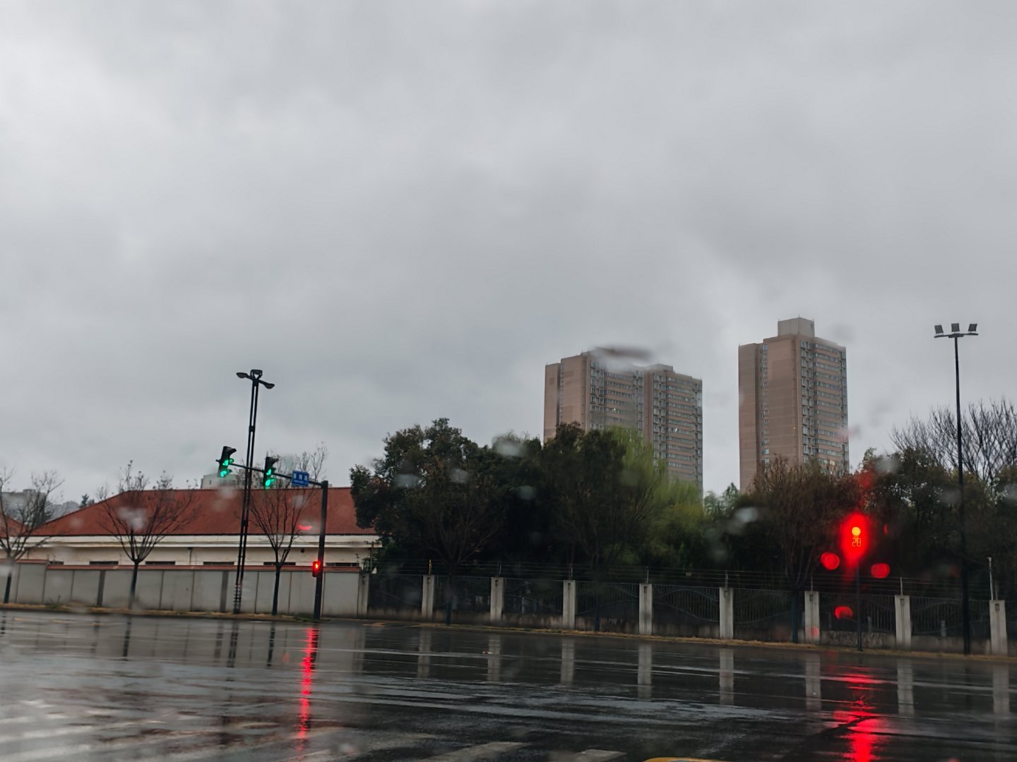 细雨如丝，唤醒沉睡的大地，点点生机藏在枝头，藏在风里。微风拂过，柳丝轻扬，枝头嫩