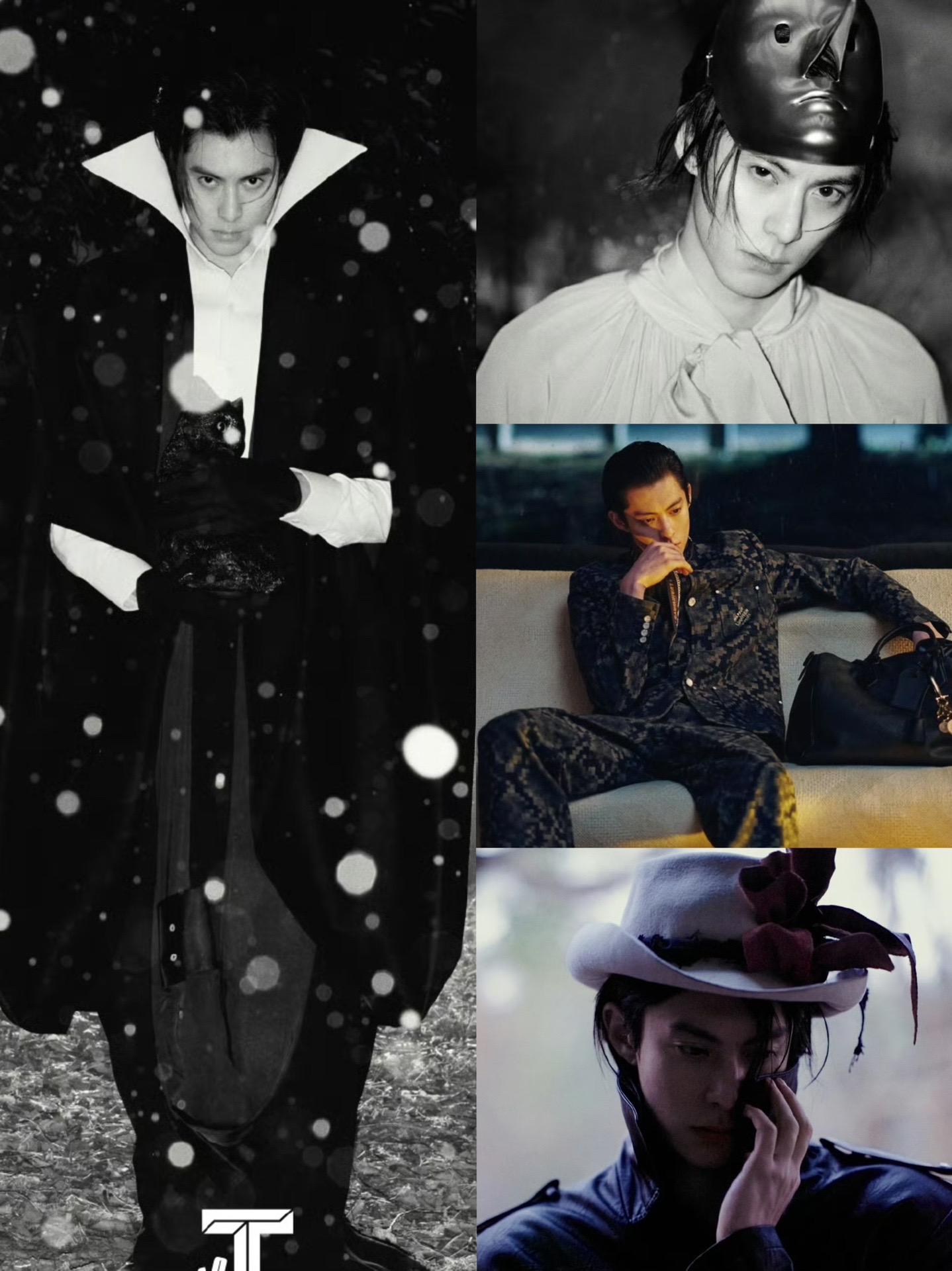 中世纪美男子阴湿风格。瞬间看到无数个角色，划过每一张照片就像看完一部电影🎬