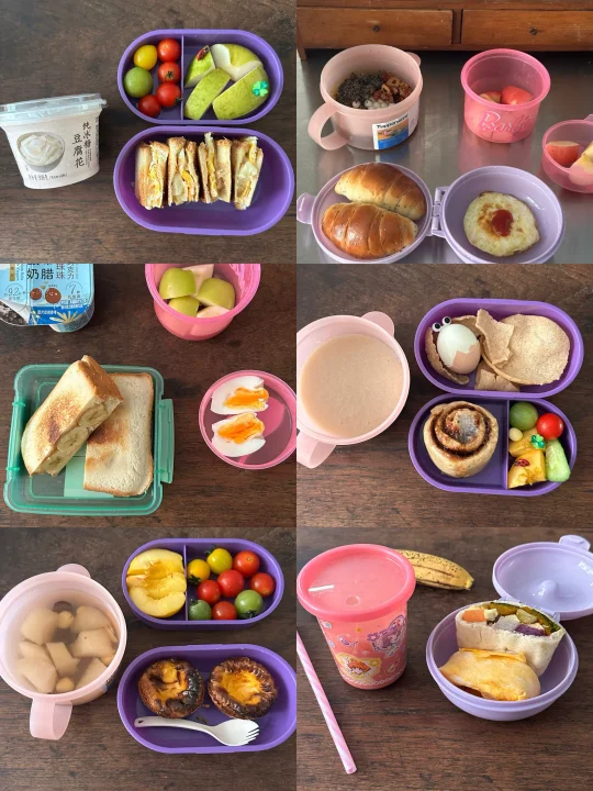 🍱给吃饭费劲小学生的一周早餐带饭合集