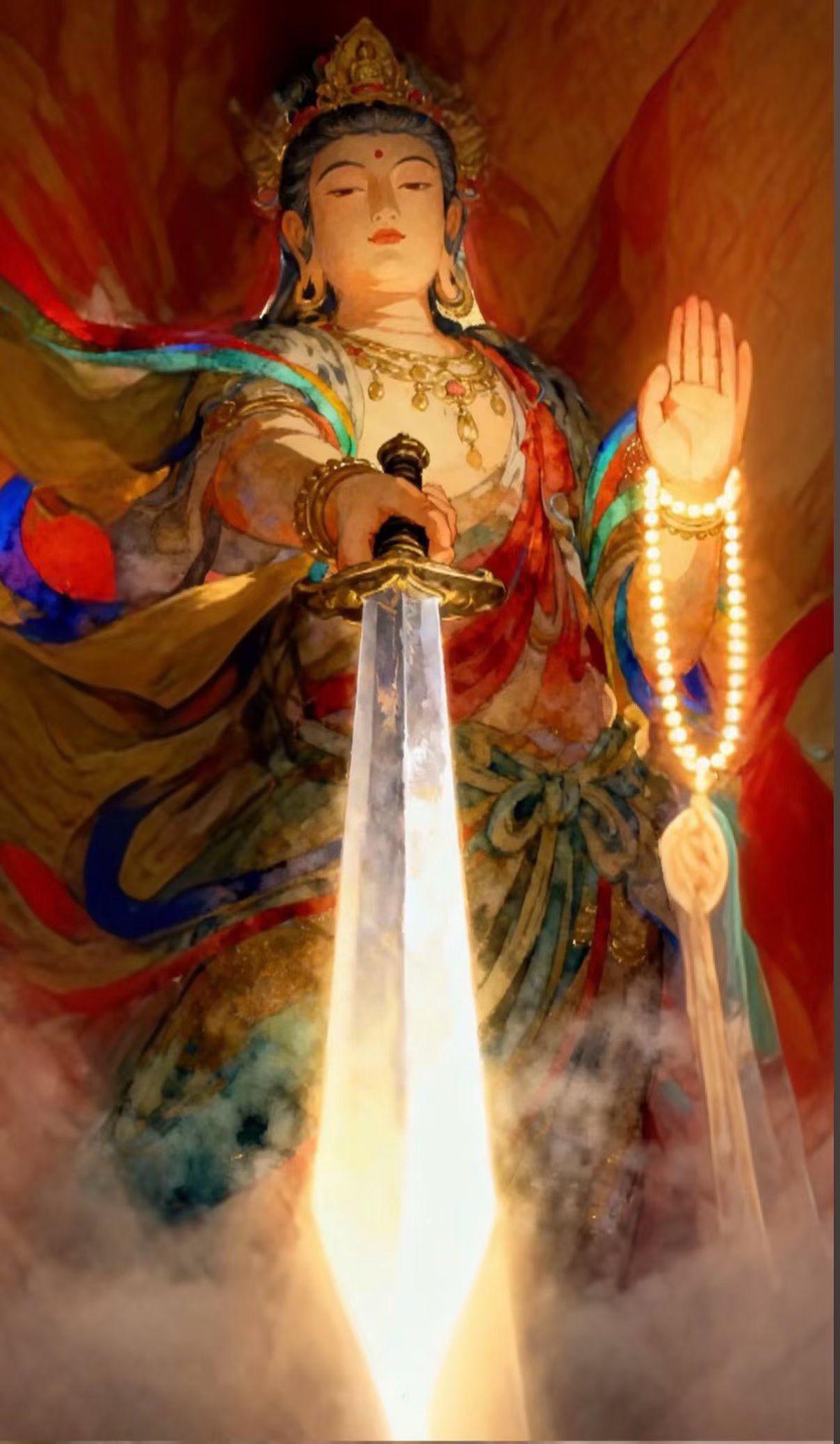怀菩萨心肠，行金刚手段。
With a compassionate heart 