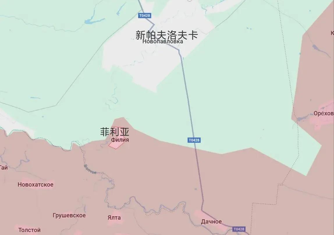 俄军控制第聂伯罗彼得罗夫斯克州的菲利亚村之后，距离第聂伯罗彼得罗夫斯克州东部乌军