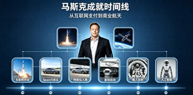 马斯克完整时间线复盘，揭开他多次创业逆袭的成功奥秘