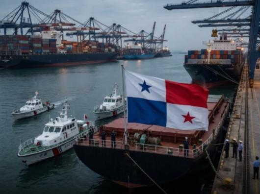 货轮纷纷撤掉巴拿马国旗，这下轮到美国不爽了！
 
短短半个月，中国港口对巴拿马籍