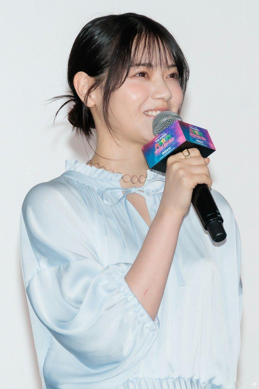 日娱新闻西野七瀬 演员西野七濑于5月5日出席了在东京举办的电影《超级马里奥银河电