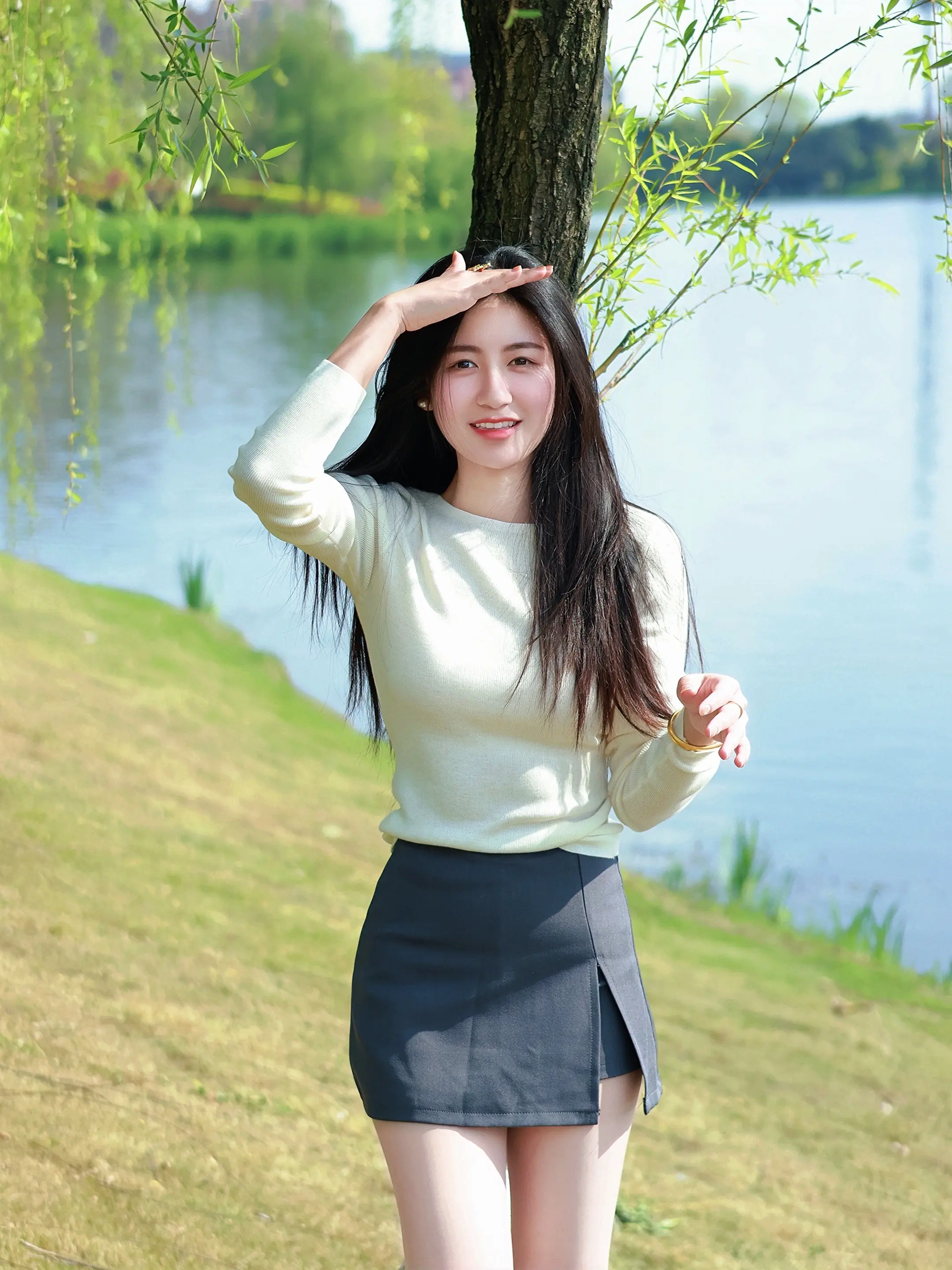 一起野个好身材 短裙穿搭  陶子乖乖