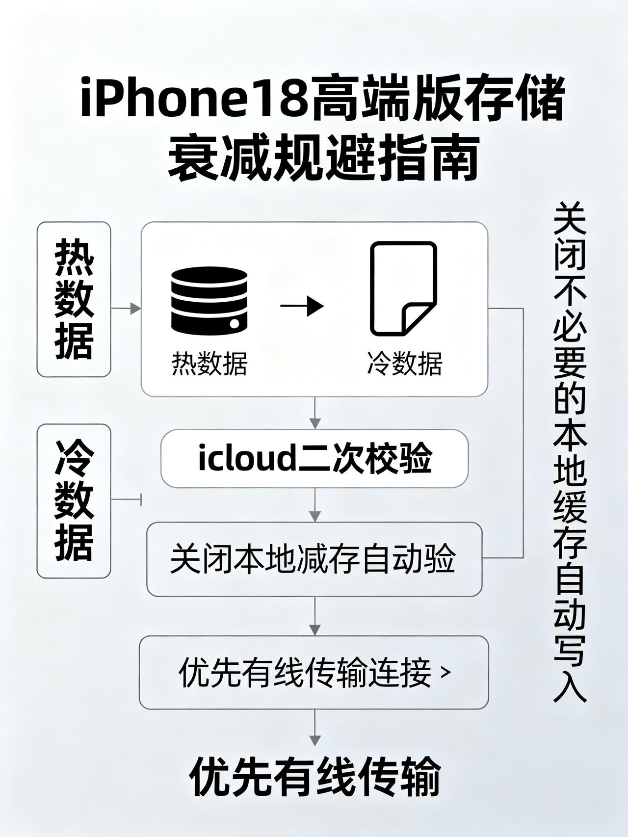 买了iPhone18高端版的朋友，一定要规避存储衰减风险
买了iPhone18高