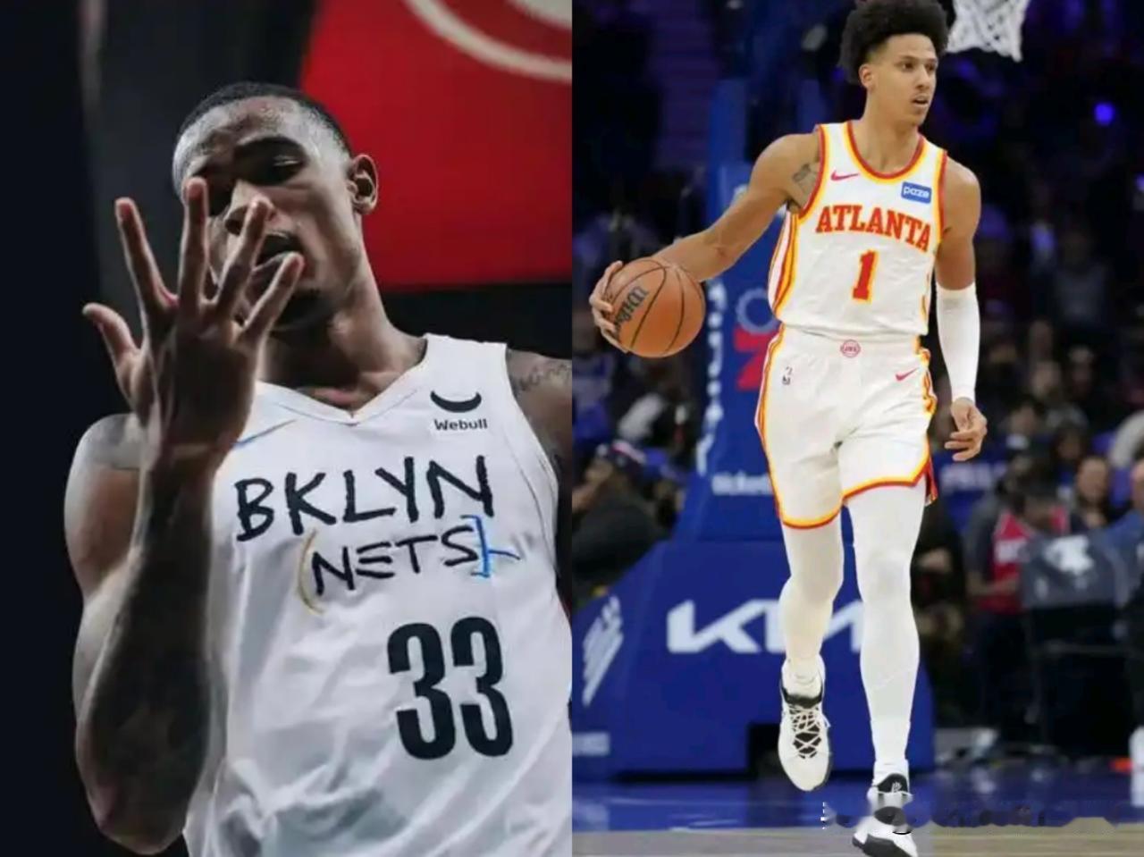 今日NBA一共2名球员打出三双表现
并且都帮助球队取得胜利
1  杰伦约翰逊，全