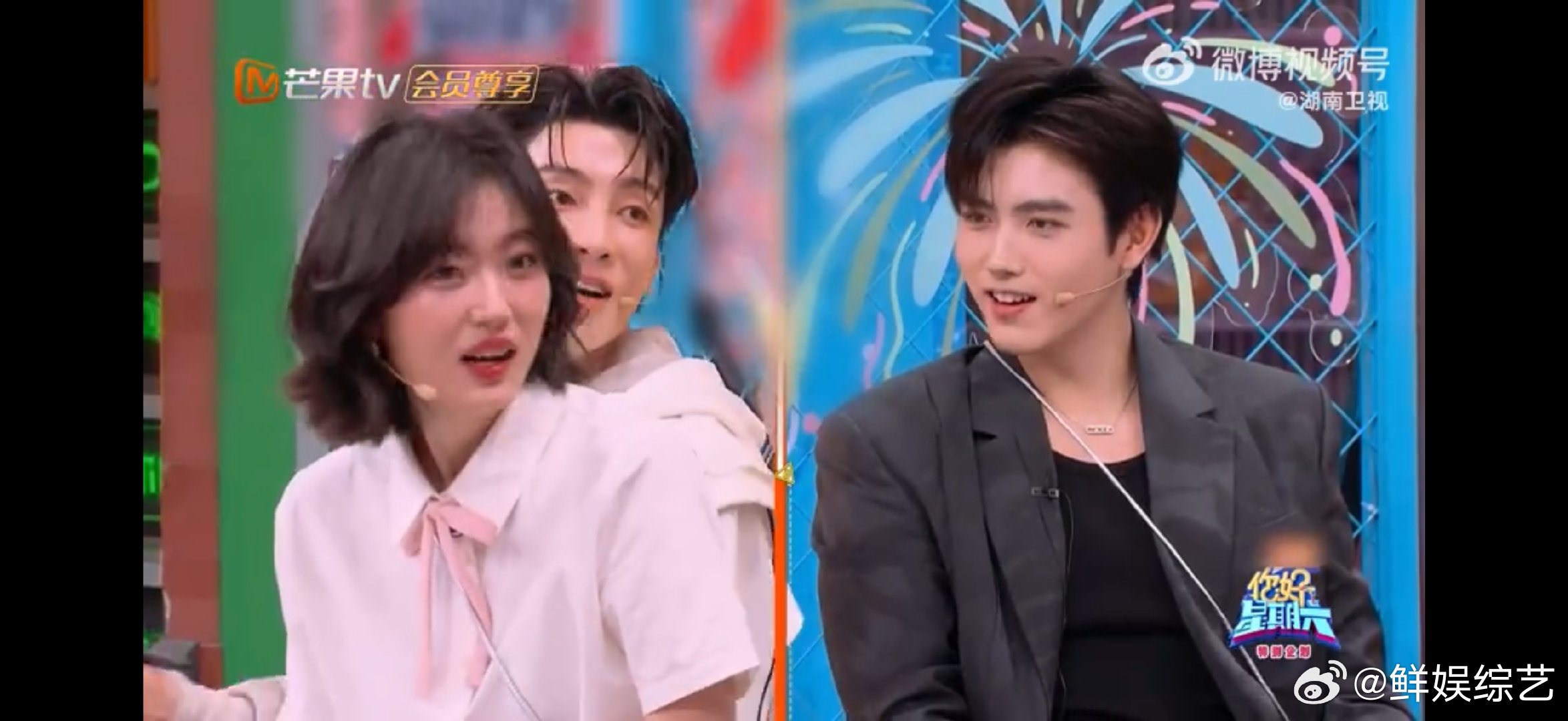 陈飞宇孙千 霸道犬系的杀伤力你好星期六 陈飞宇也太会抓重点了！孙千刚说心动，他立