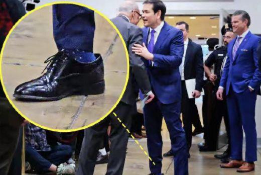 美国国务卿鲁比奥也是一个实在人啊！总统送了他一双皮鞋，价值一百多美元，应该是不知