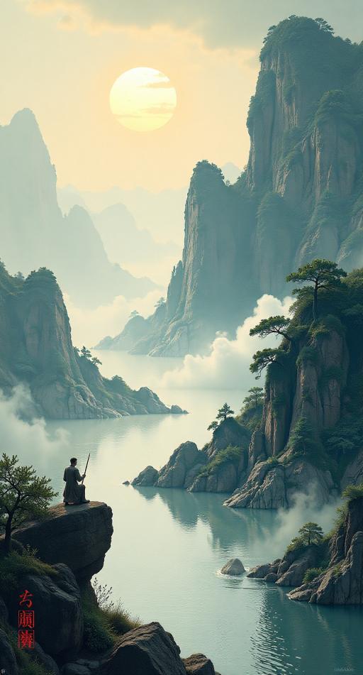 《愣严经》卷四(四)
93
尘土投水水失洁，
五浊浊染心迷惑。
虚空无形无结解，