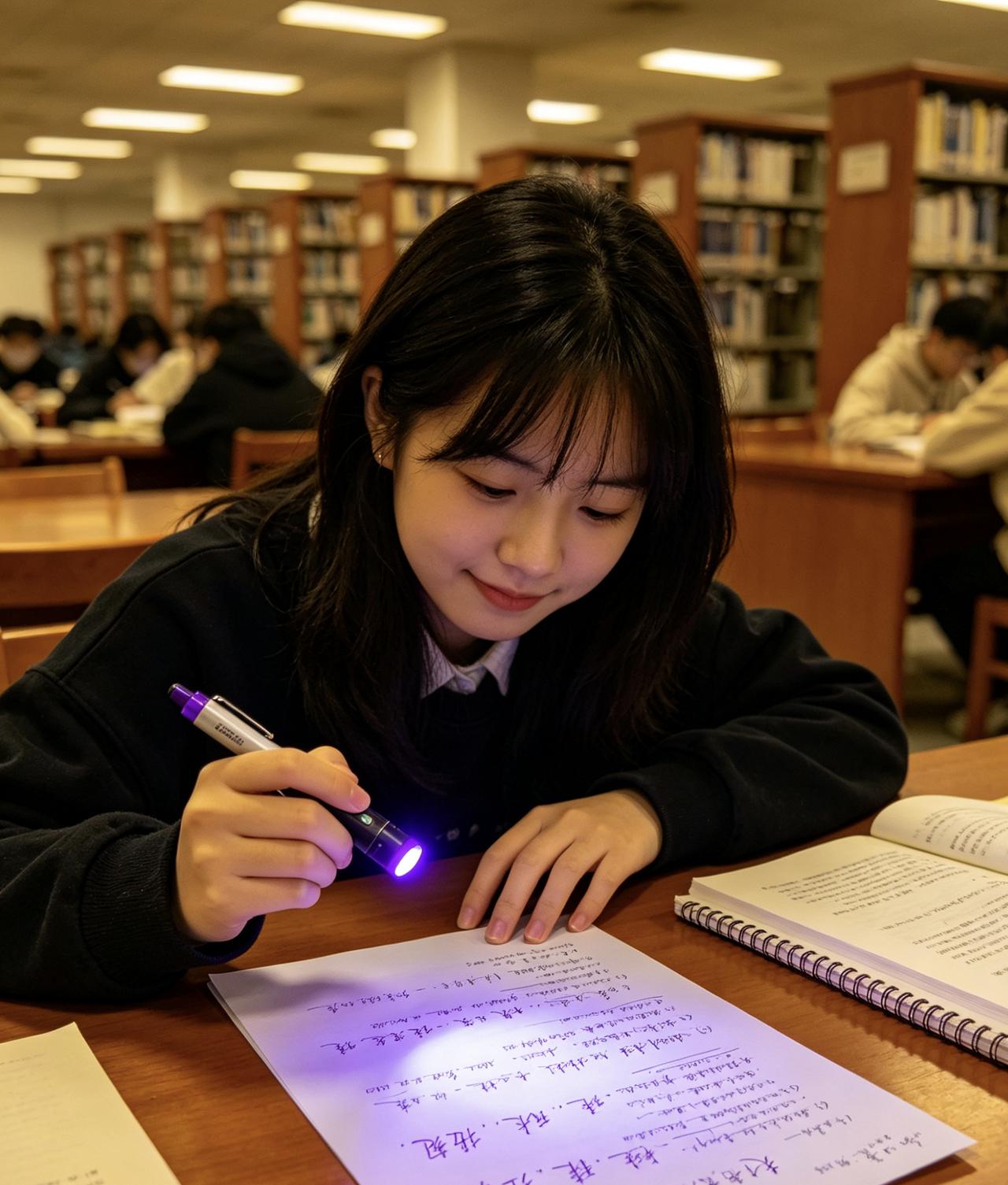 我们都在寻找捷径，却意外找到了学习的本质

深夜教学楼里，陈明用紫外线笔在墙上照