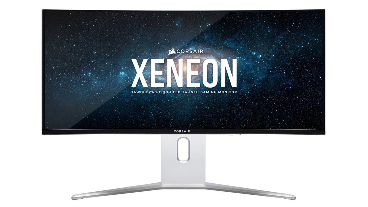 【美商海盗船发布新款游戏显示器】近日，美商海盗船宣布推出XENEON 34WQH