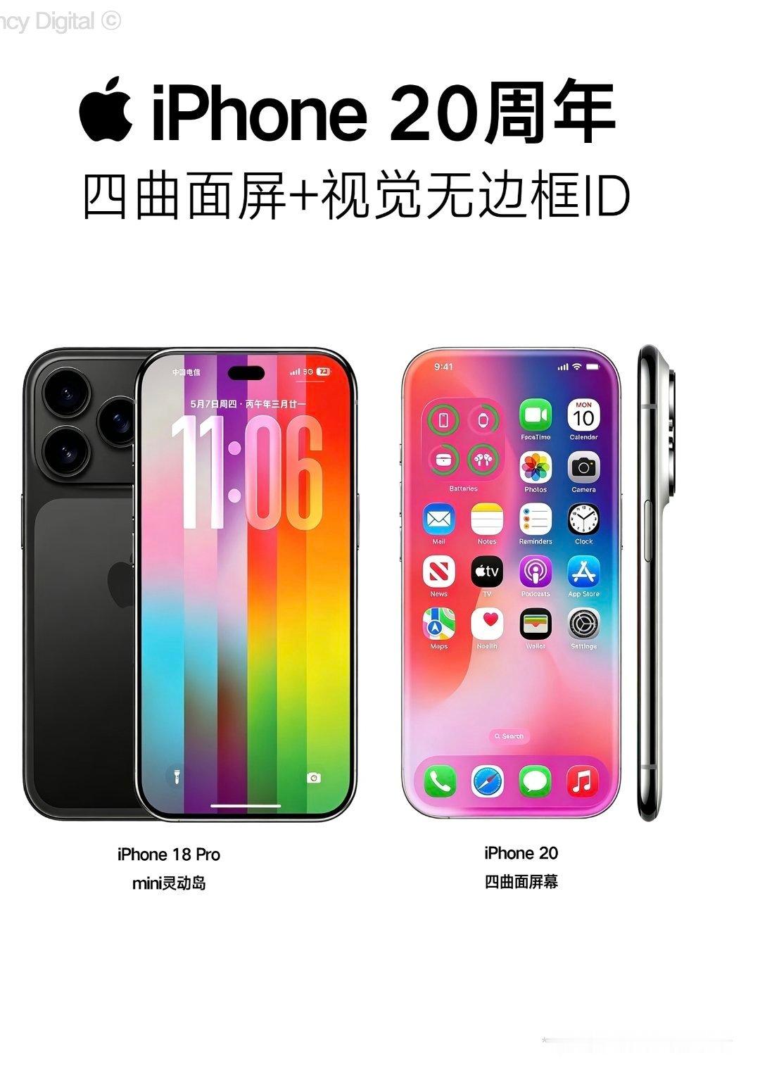 2028款iPhone2018年的苹果手机是不是轮到iPhone 20了？ 