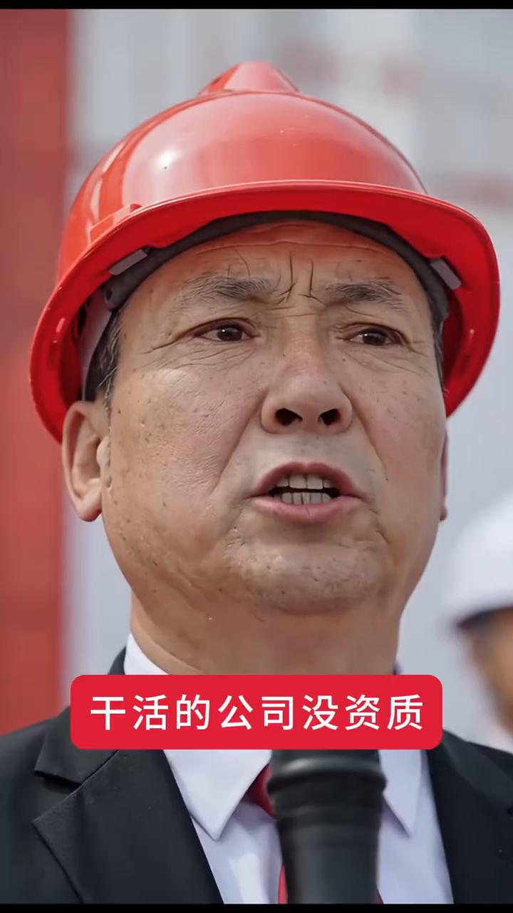 干活的人赚不到大钱。
中标的公司不干活，干活的公司没资质，有证的不会干，会干的没