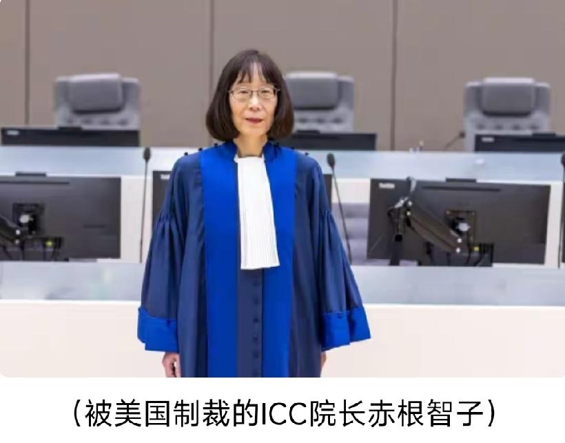 美国把日本籍的国际刑事法院院长给制裁了。日本内阁憋了一整天，就回了一句话。

被