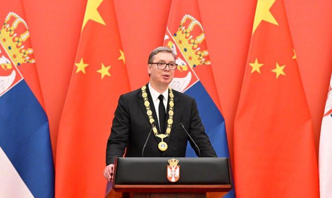 夹缝求生的塞尔维亚，终于在中国寻得安稳底气[太阳]

在霸权当道的国际社会里，小
