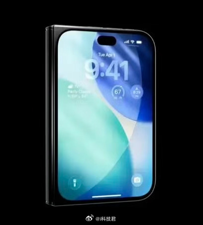iPhoneFold再曝渲染图iPhone Fold参数预计（苹果首款横向内折）