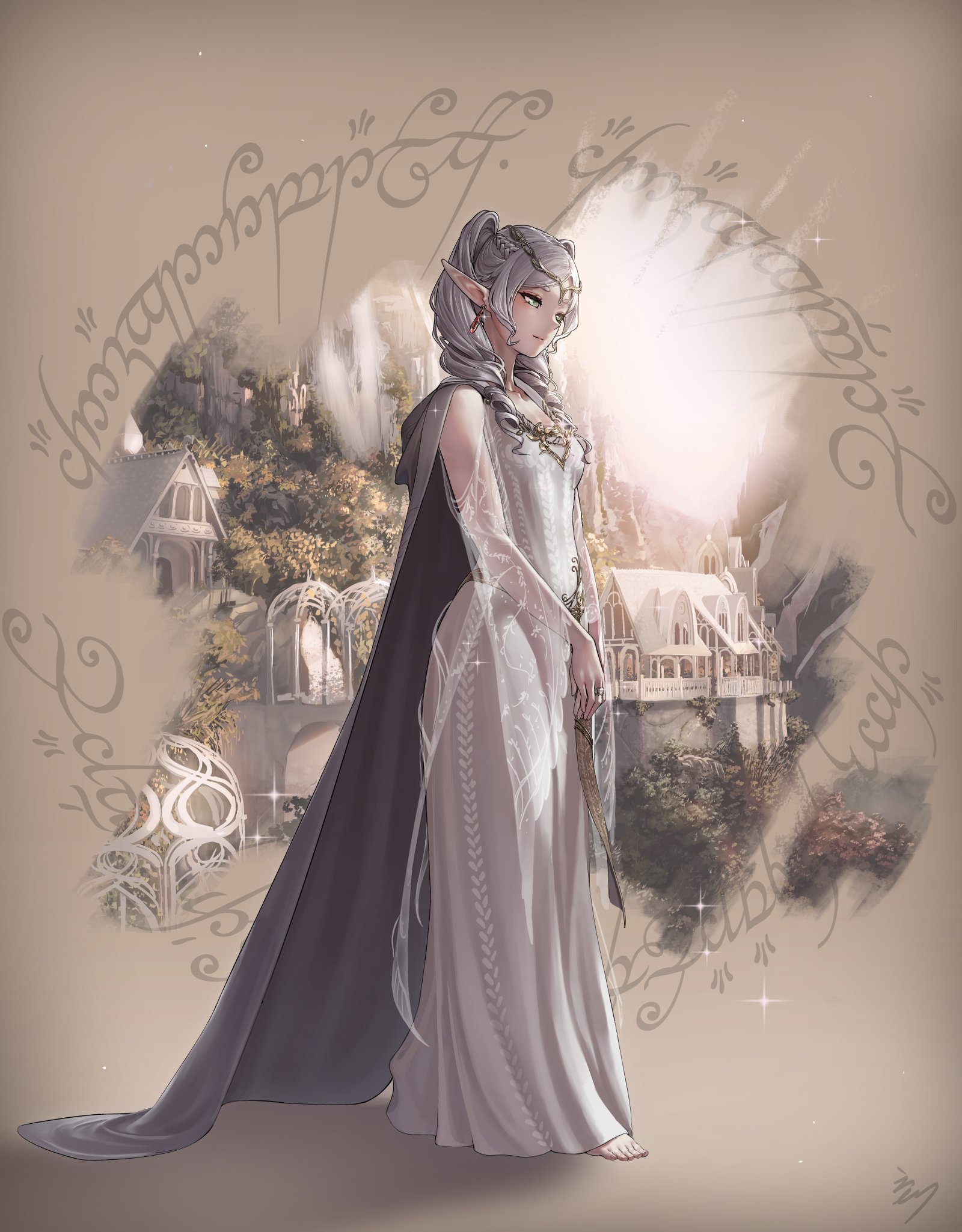 芙莉莲，但是魔戒Twitter：tilapiawest（Echo!） ​​​