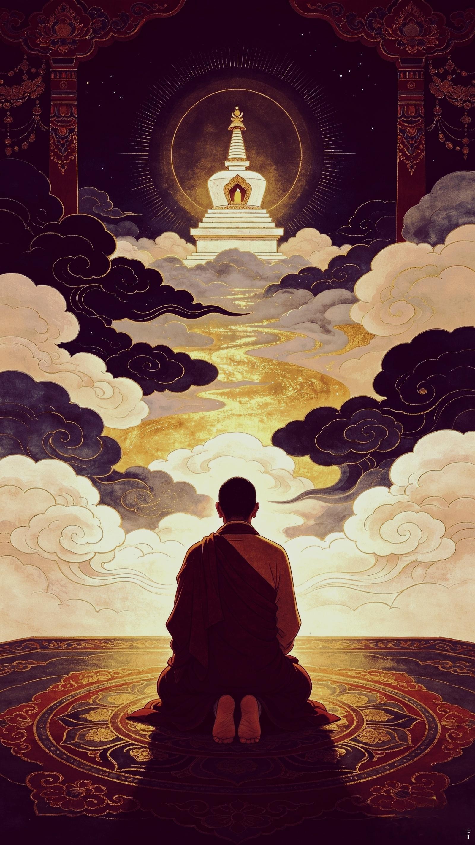修行成就，必依暇满人身。而此珍宝之身，非偶然侥幸所得，乃以历世清净善业为因、广大