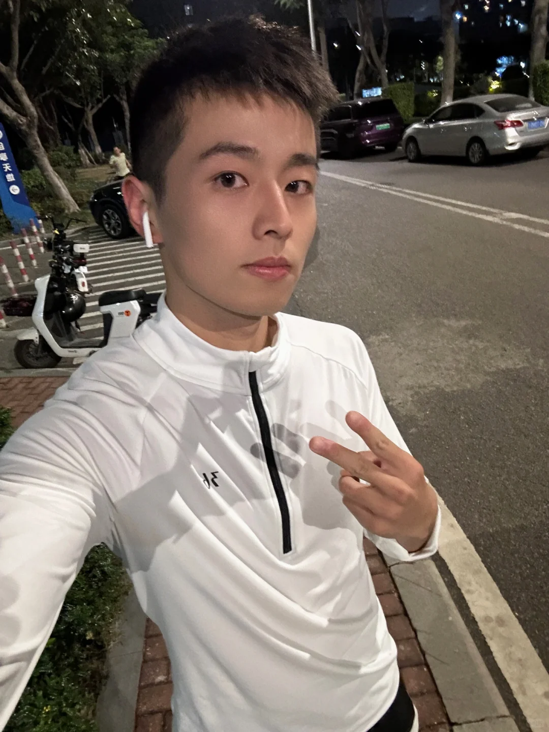 天气在慢慢变冷，但跑步的热情未减