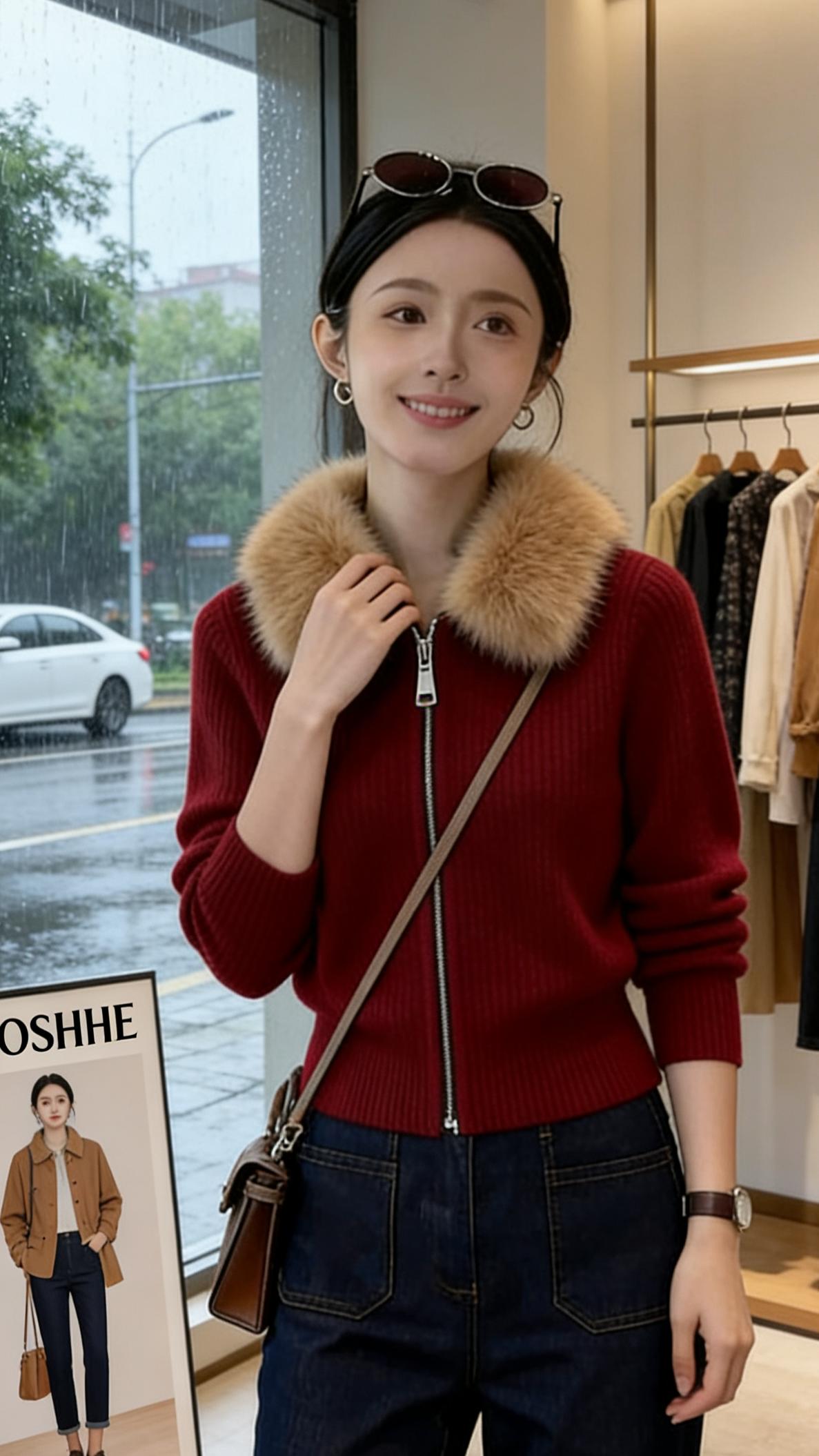 韩系穿搭 小个子穿搭 穿出高级感 每日分享 针织衫